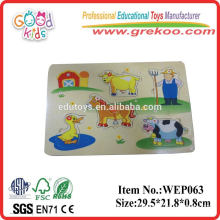 Yiwu EN71 Conforme Brinquedos Educativos de Puzzle de Madeira